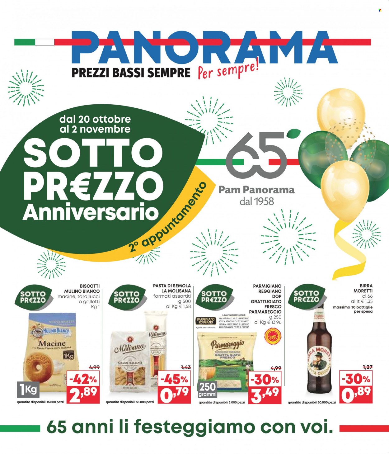Volantino Panorama - 20/10/2023 - 2/11/2023. Pagina 1