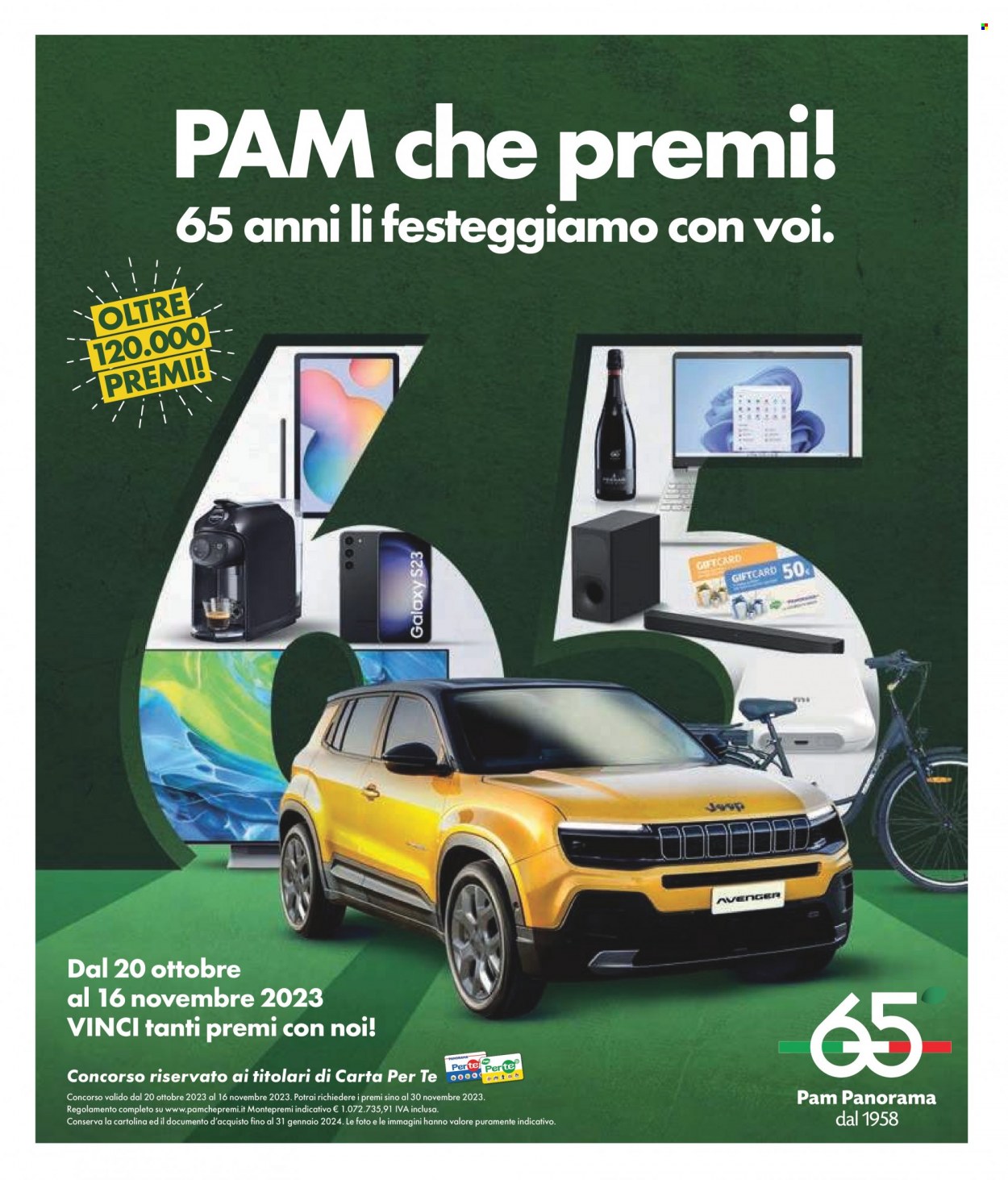 Volantino Pam Panorama - 20/10/2023 - 2/11/2023. Pagina 38