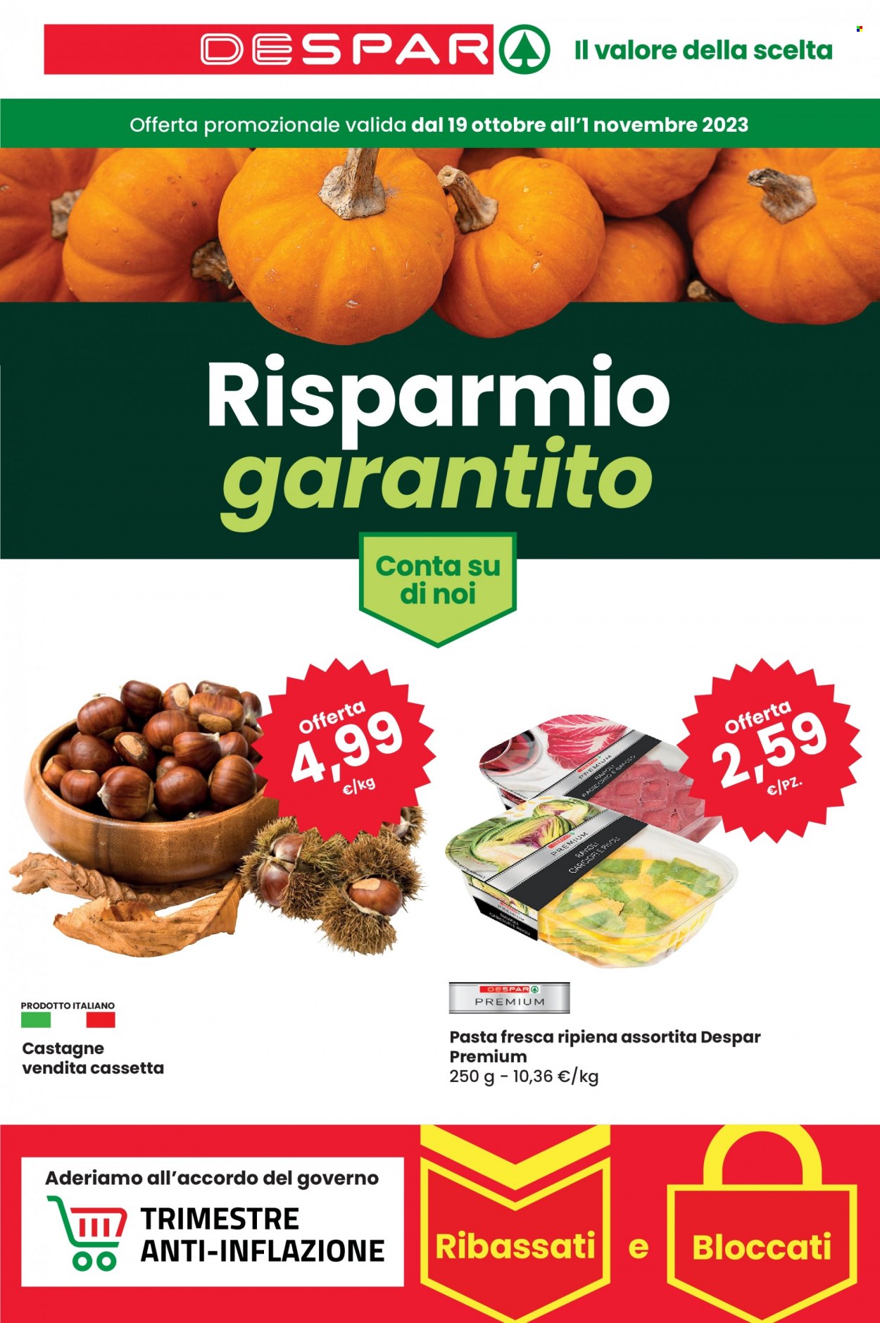 Volantino Despar - 19/10/2023 - 1/11/2023. Pagina 1