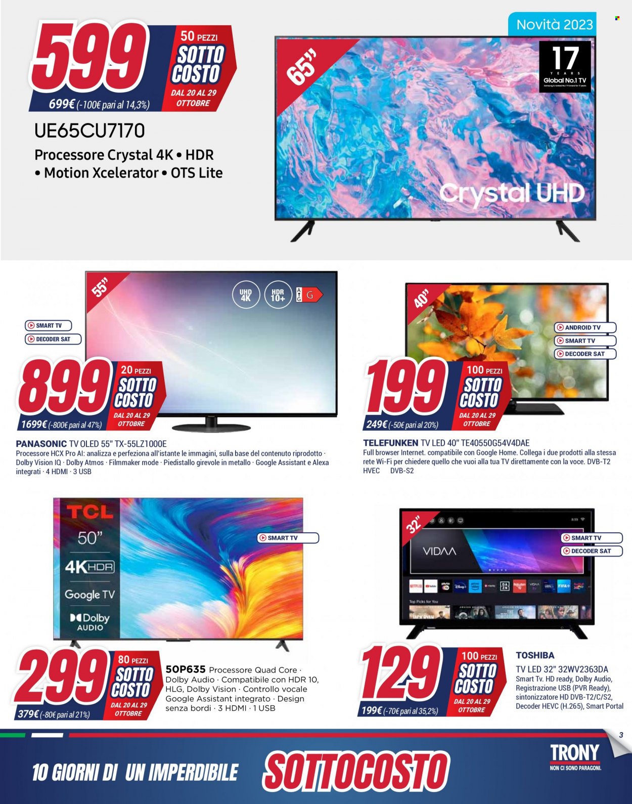 Volantino Trony - 20/10/2023 - 29/10/2023. Pagina 3