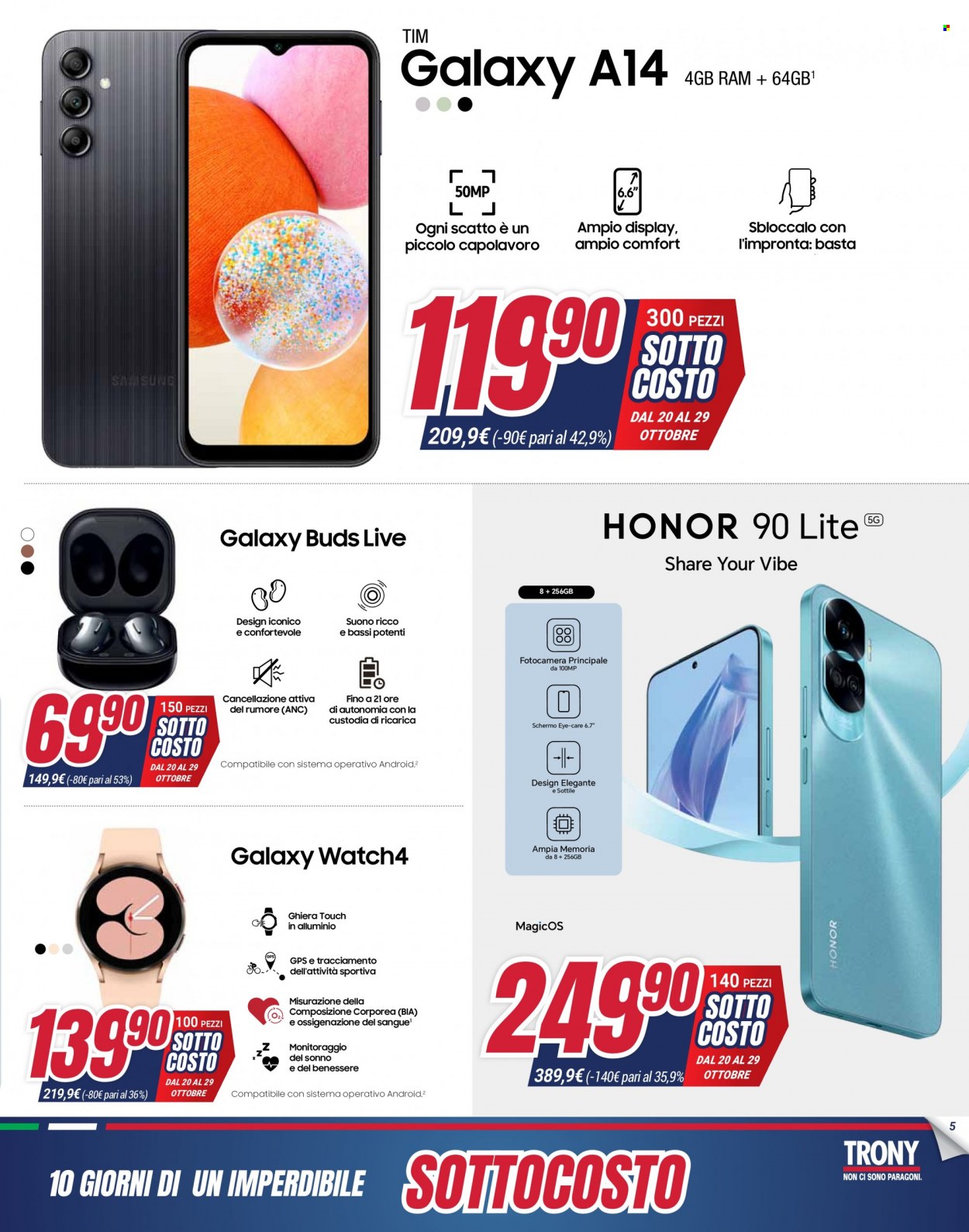 Volantino Trony - 20/10/2023 - 29/10/2023. Pagina 5