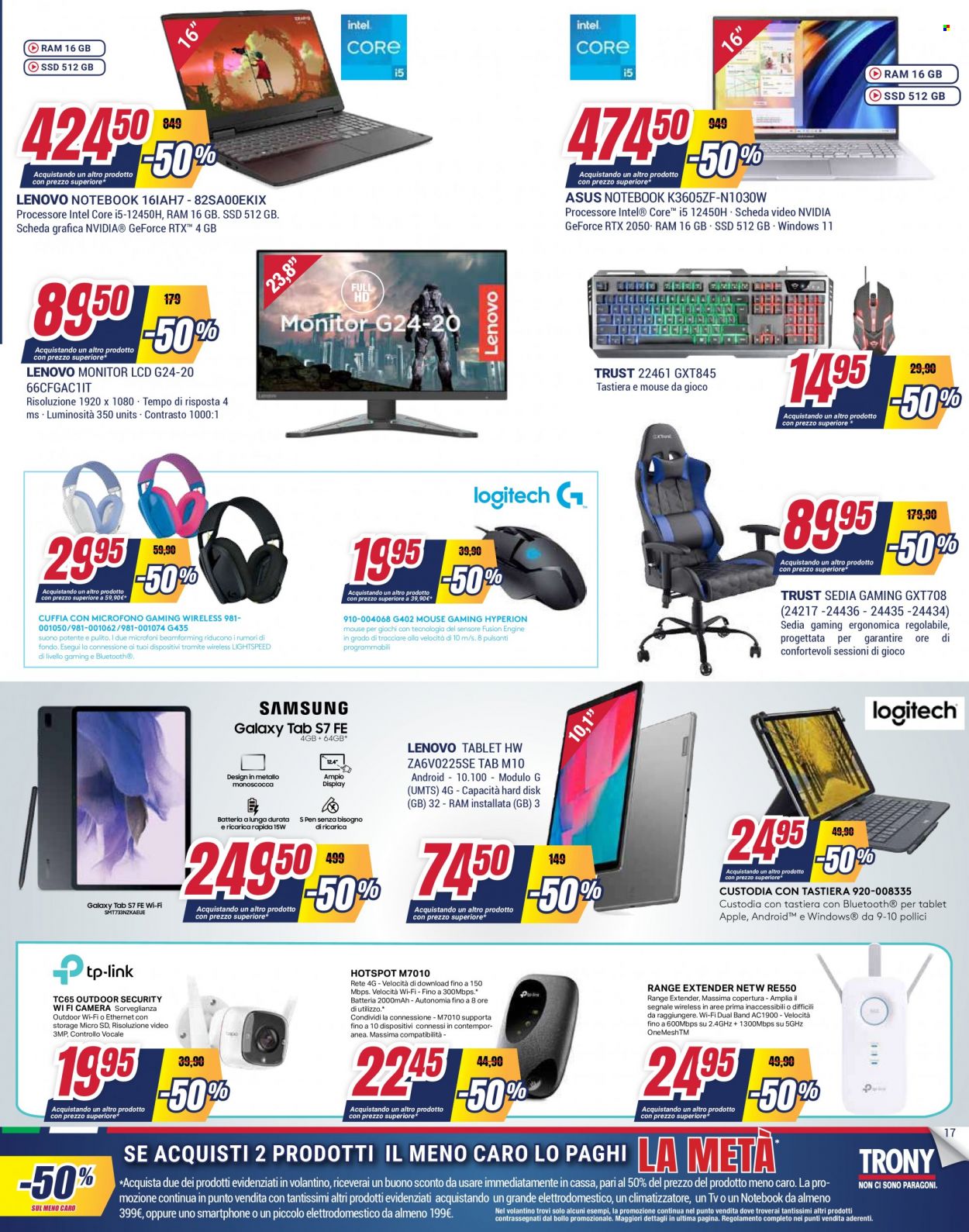 Volantino Trony - 20/10/2023 - 29/10/2023. Pagina 17