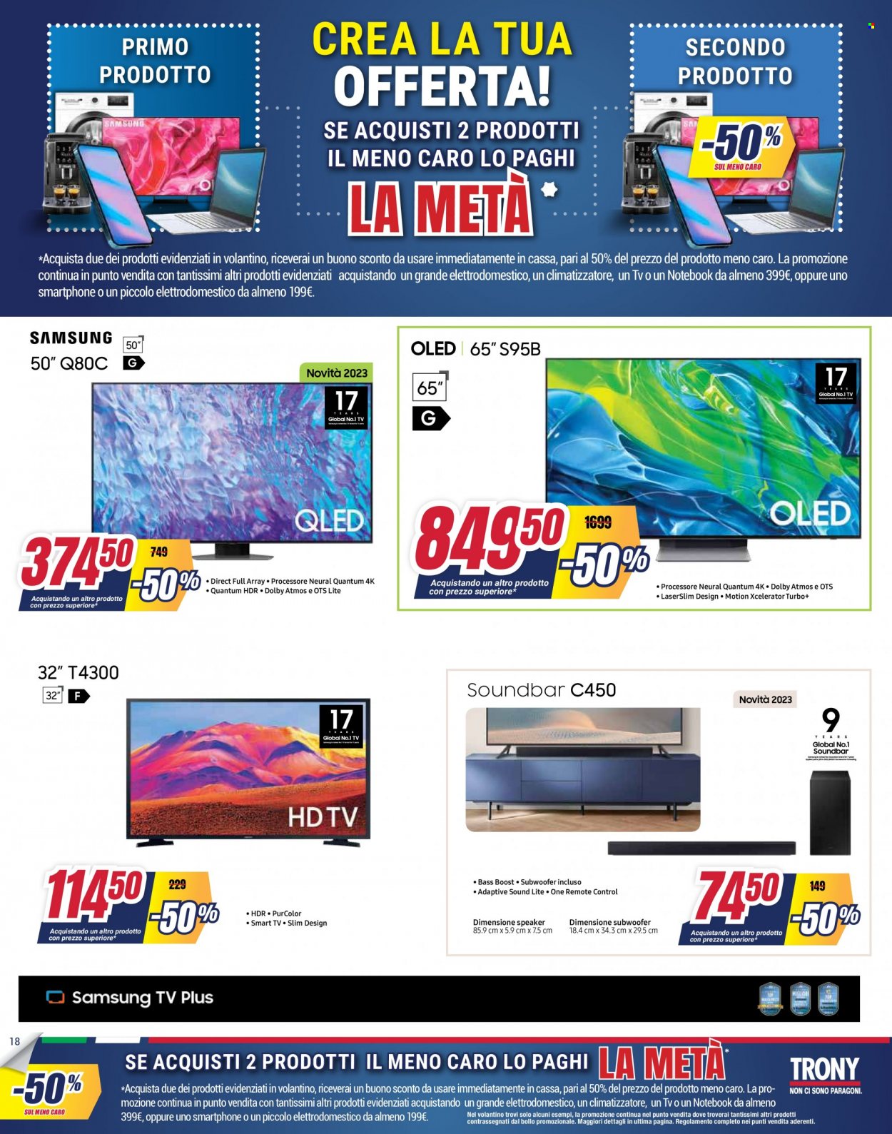 Volantino Trony - 20/10/2023 - 29/10/2023. Pagina 18