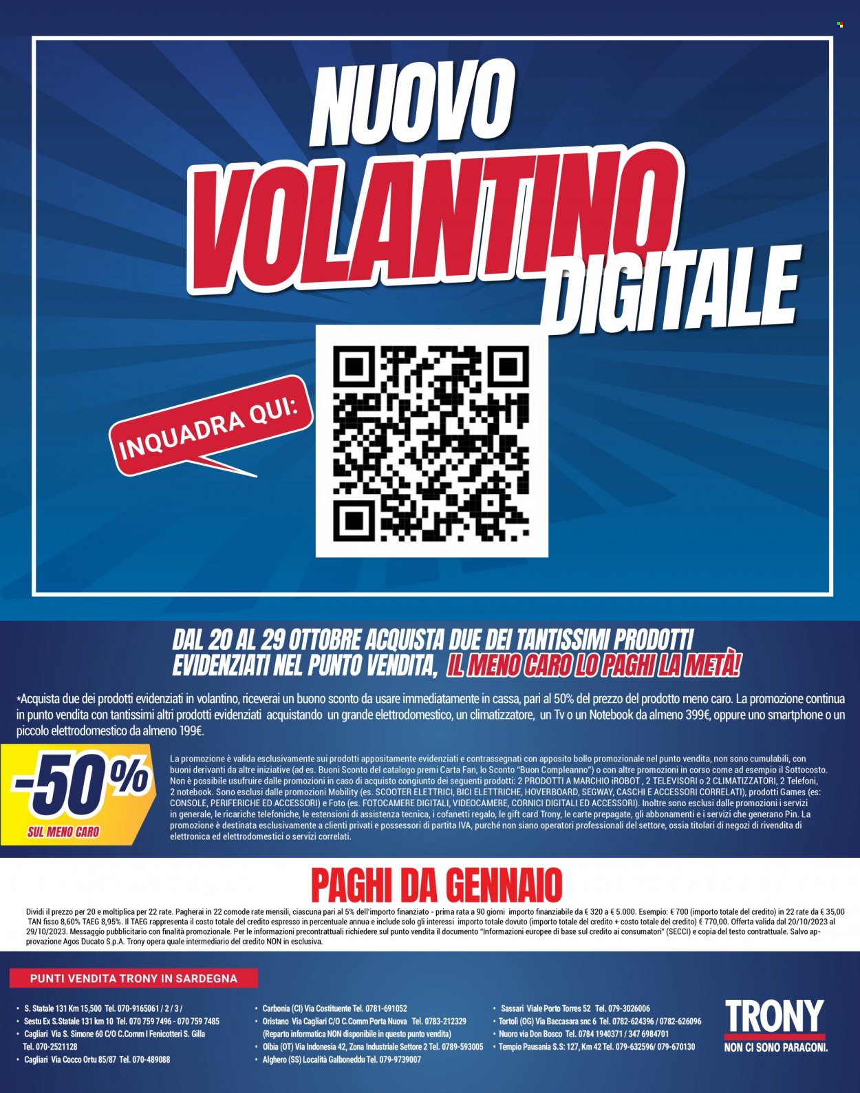 Volantino Trony - 20/10/2023 - 29/10/2023. Pagina 27