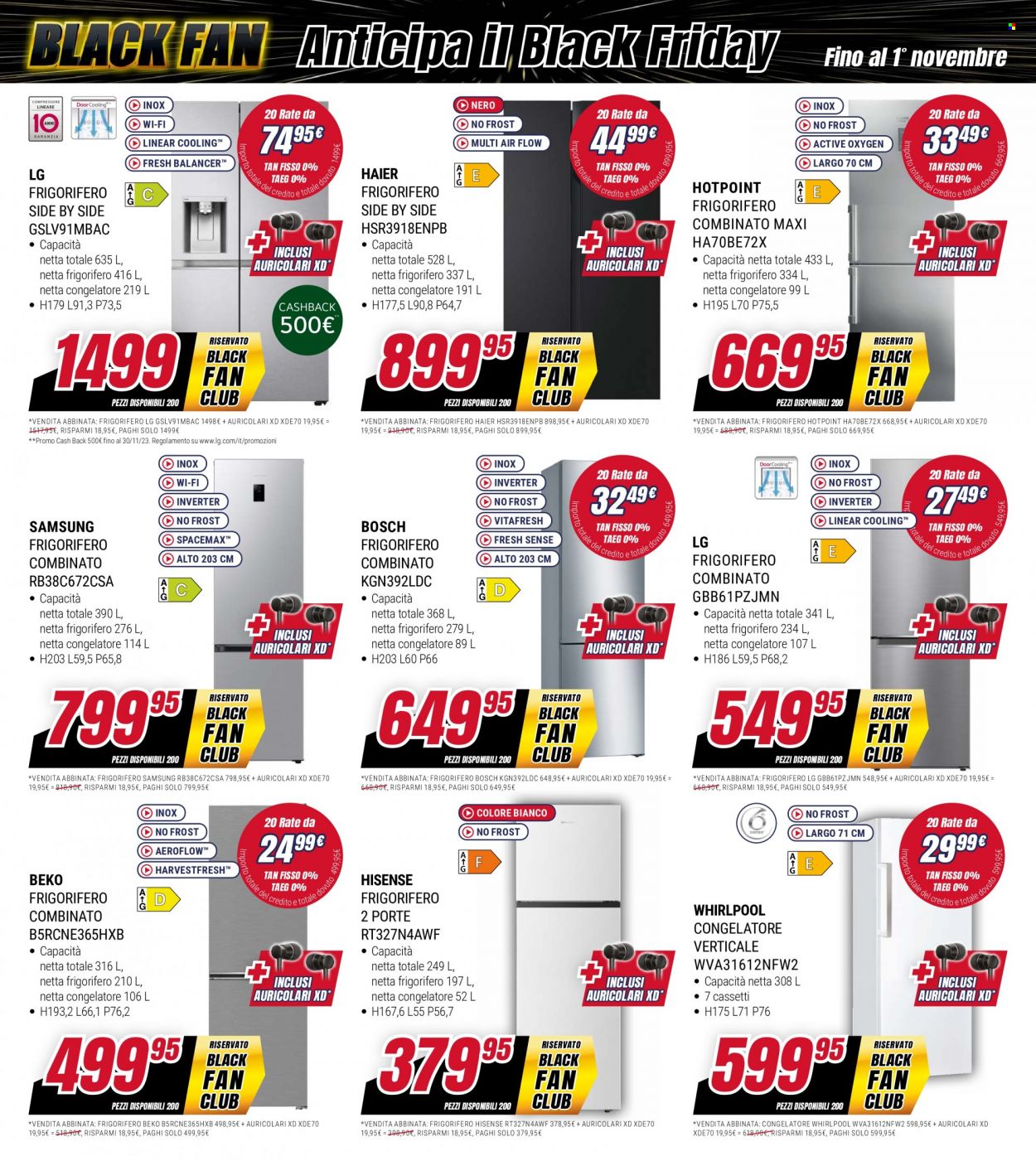 Volantino Trony - 19/10/2023 - 1/11/2023. Pagina 9