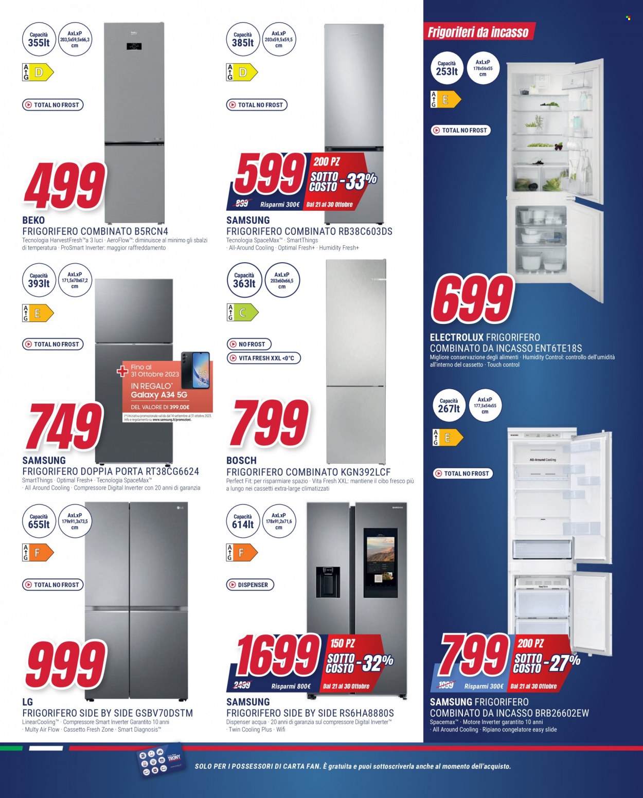 Volantino Trony - 21/10/2023 - 30/10/2023. Pagina 21
