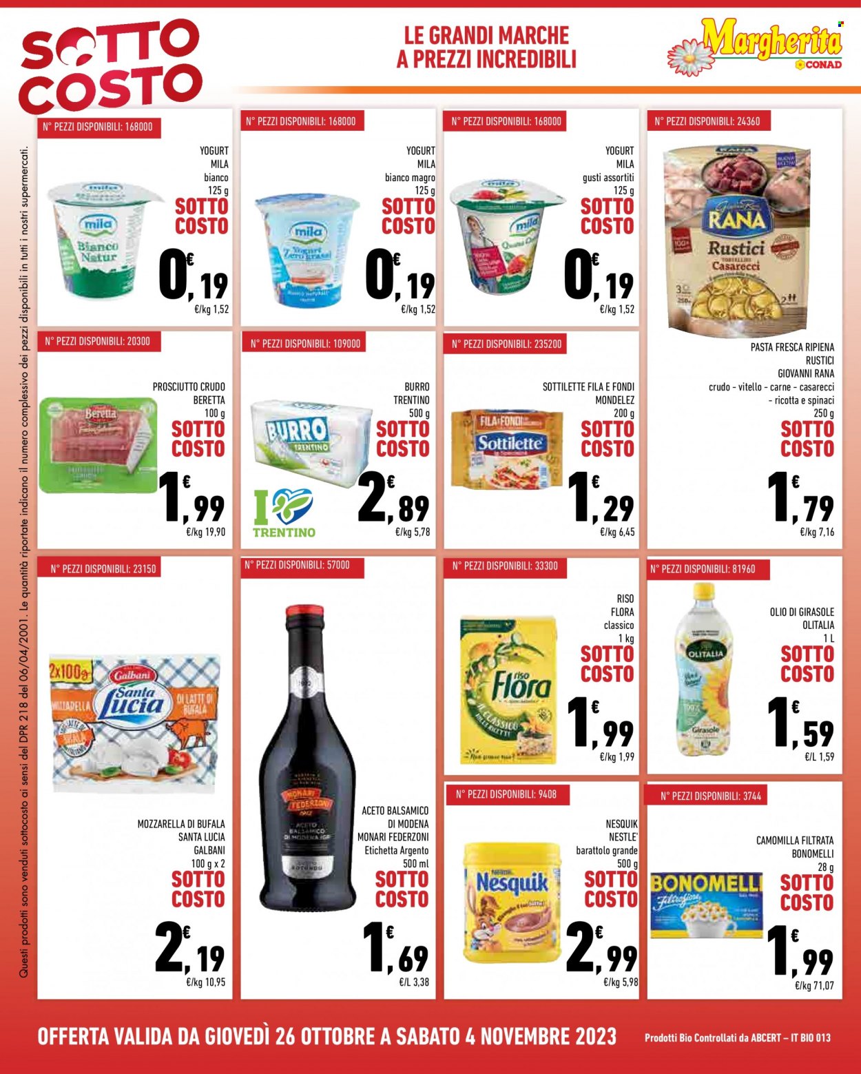 Volantino Margherita Conad - 24/10/2023 - 6/11/2023. Pagina 2