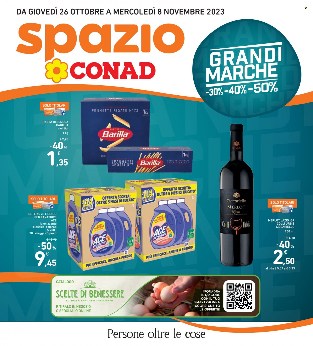 Volantino Spazio Conad - 26/10/2023 - 8/11/2023. Pagina 1