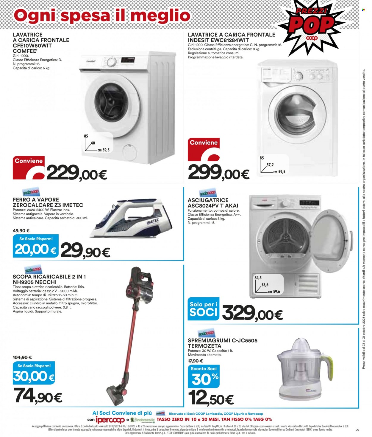 Volantino Coop - 23/10/2023 - 31/10/2023. Pagina 29