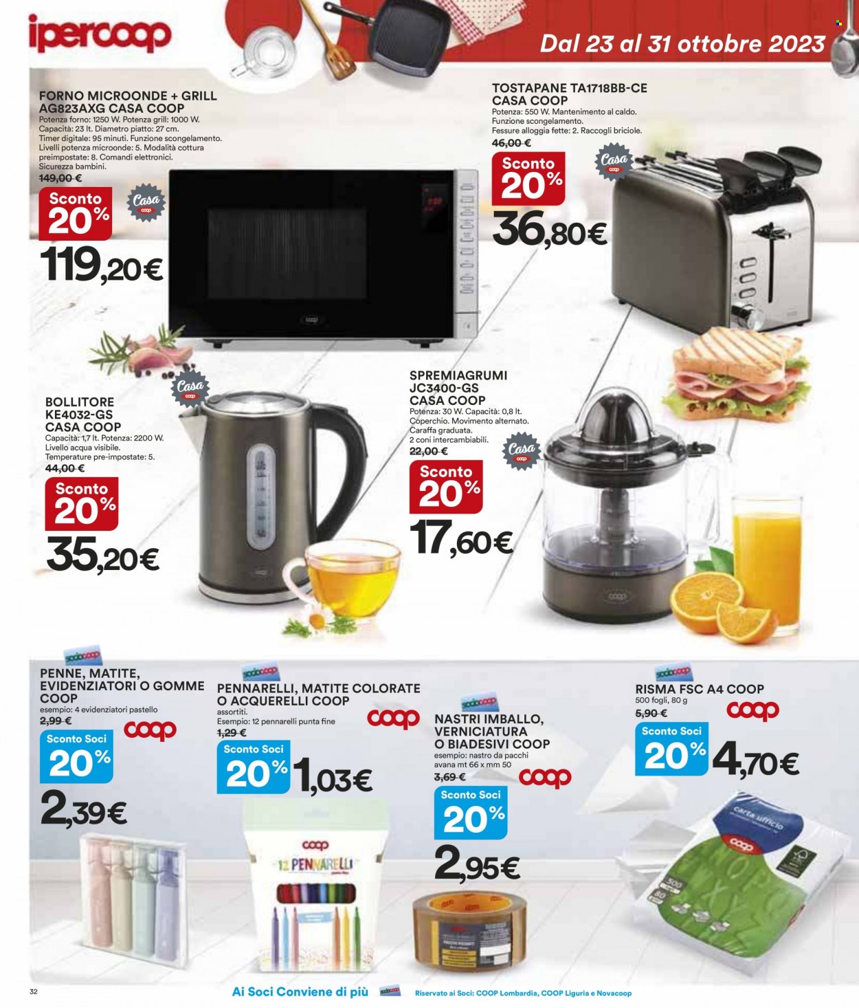 Volantino Coop - 23/10/2023 - 31/10/2023. Pagina 32