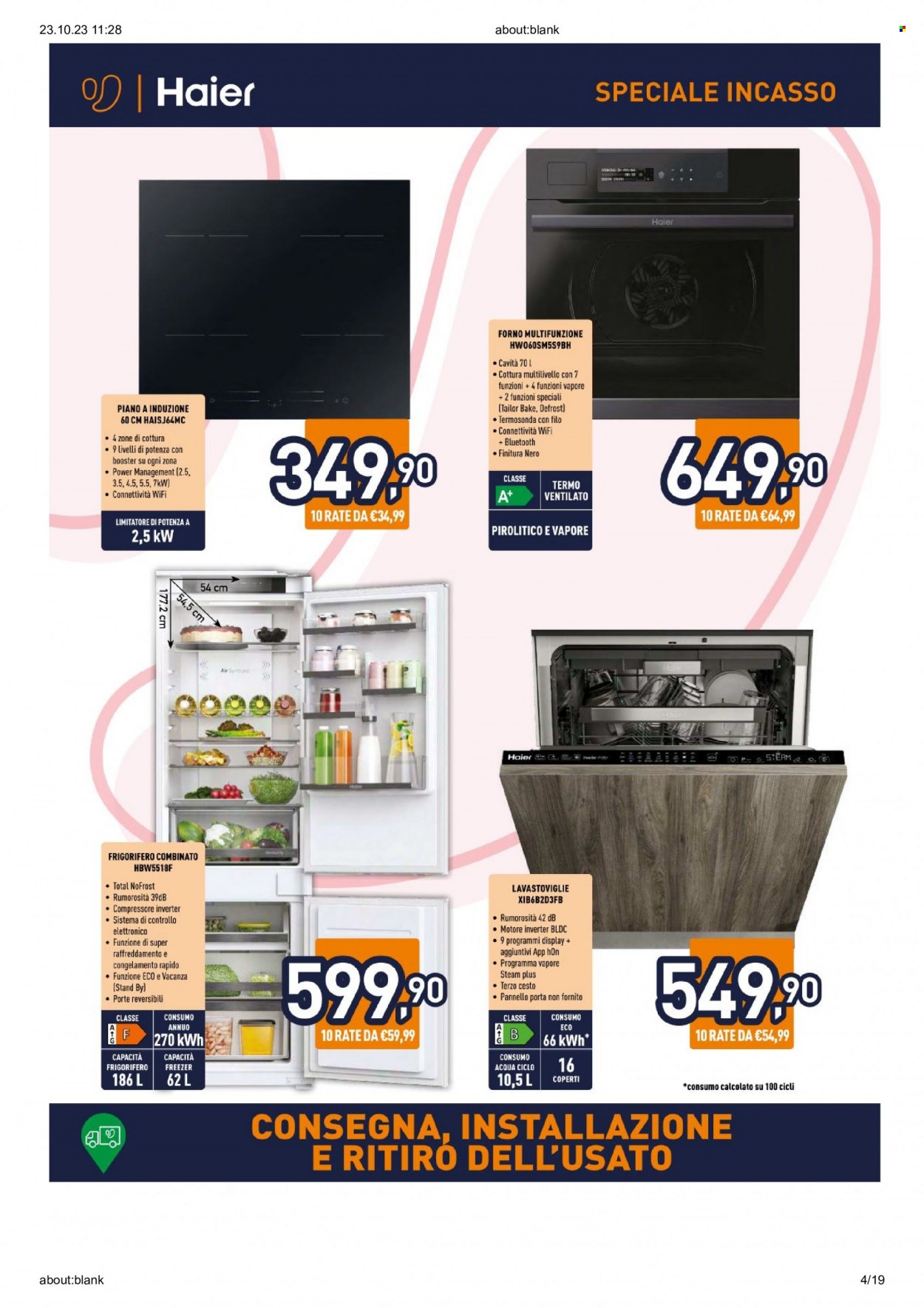 Volantino Unieuro - 23/10/2023 - 12/11/2023. Pagina 4