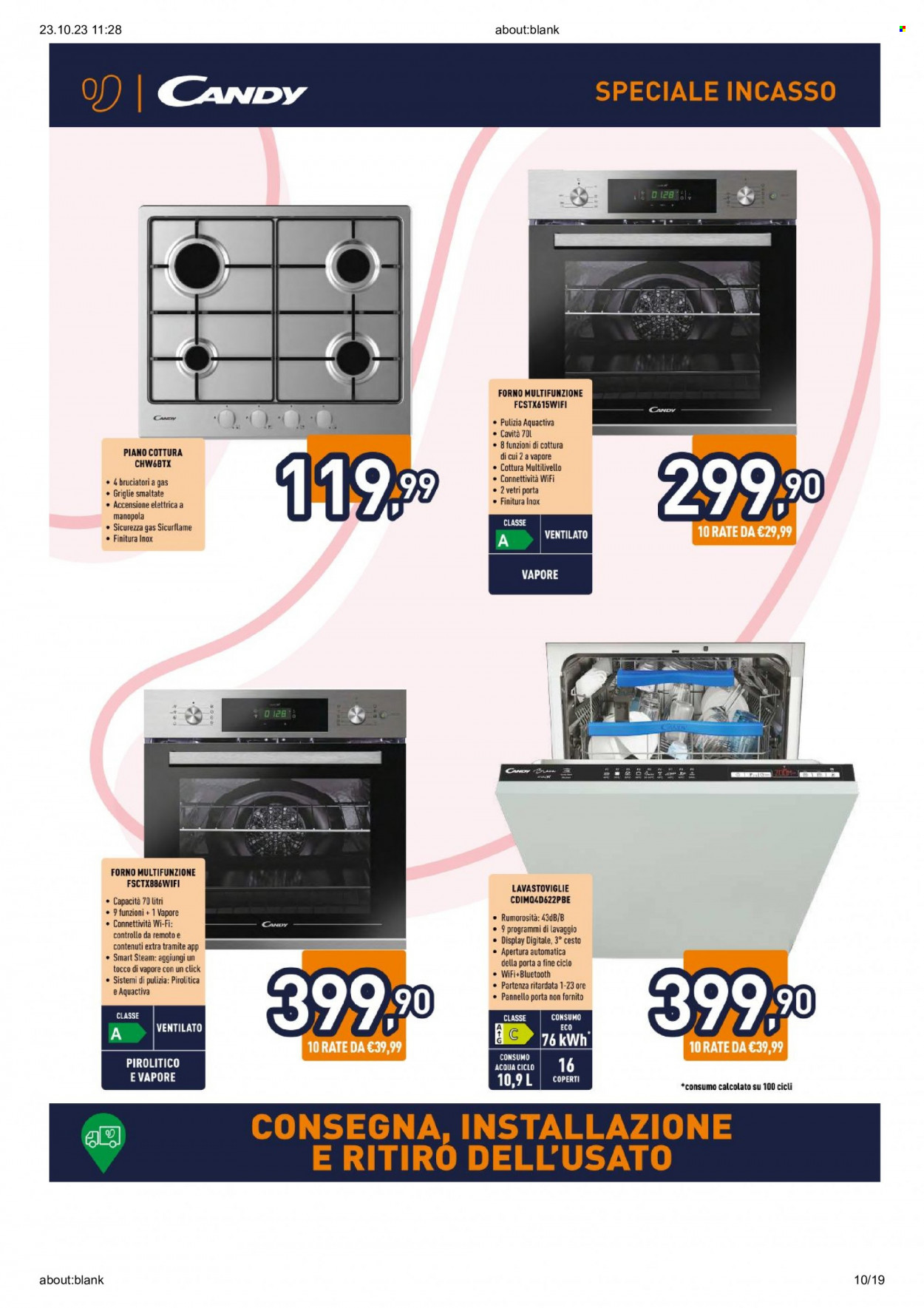 Volantino Unieuro - 23/10/2023 - 12/11/2023. Pagina 10