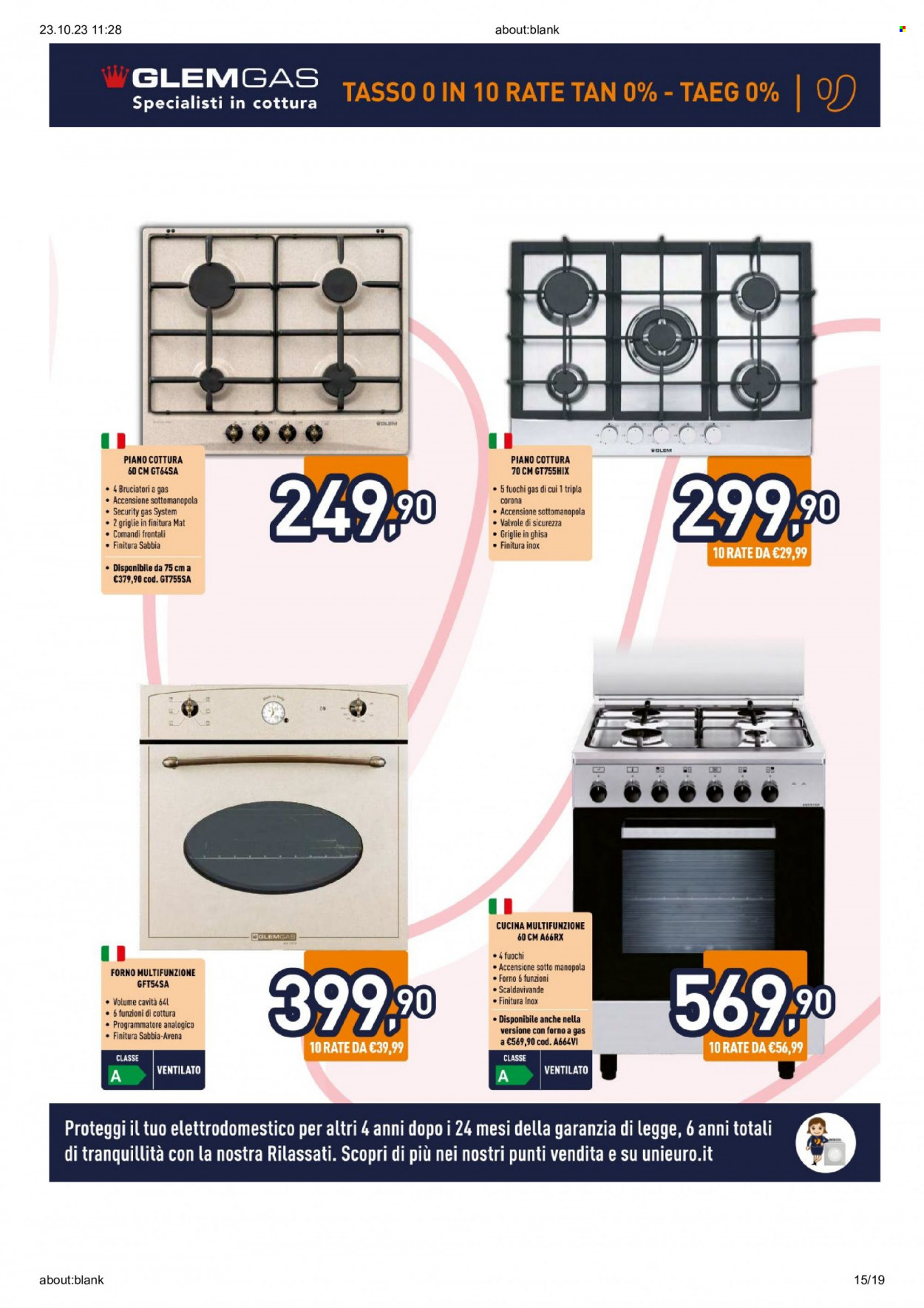 Volantino Unieuro - 23/10/2023 - 12/11/2023. Pagina 15