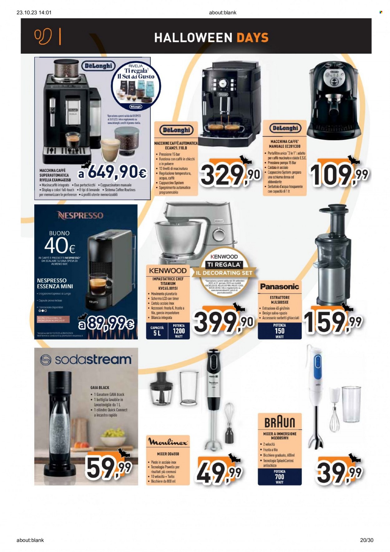 Volantino Unieuro - 23/10/2023 - 31/10/2023. Pagina 20