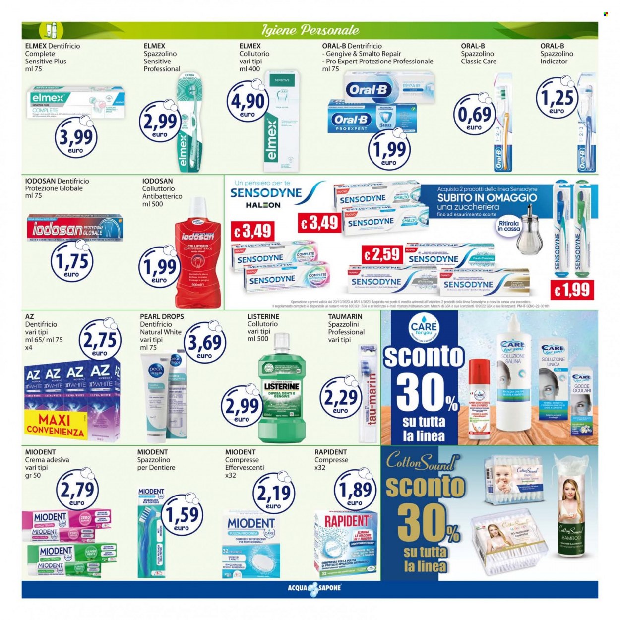 Volantino Acqua & Sapone - 26/10/2023 - 5/11/2023. Pagina 9