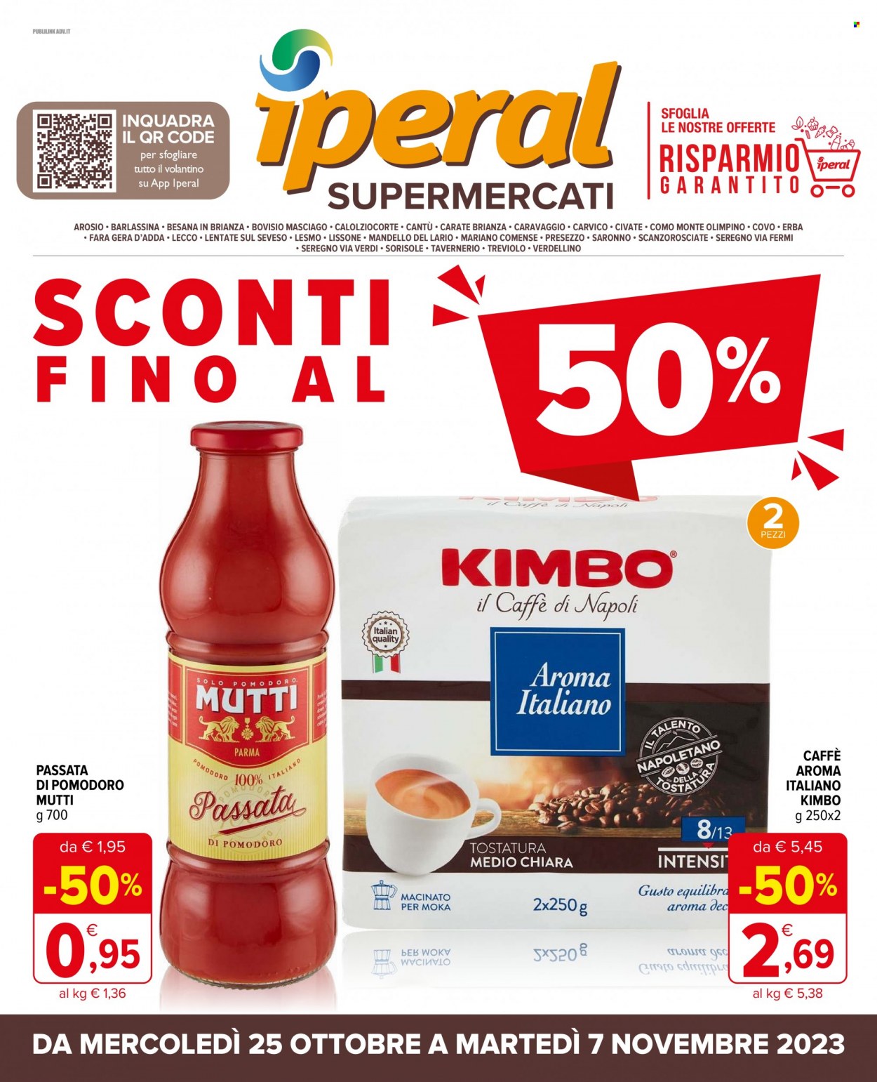 Volantino Iperal - 25/10/2023 - 7/11/2023. Pagina 1