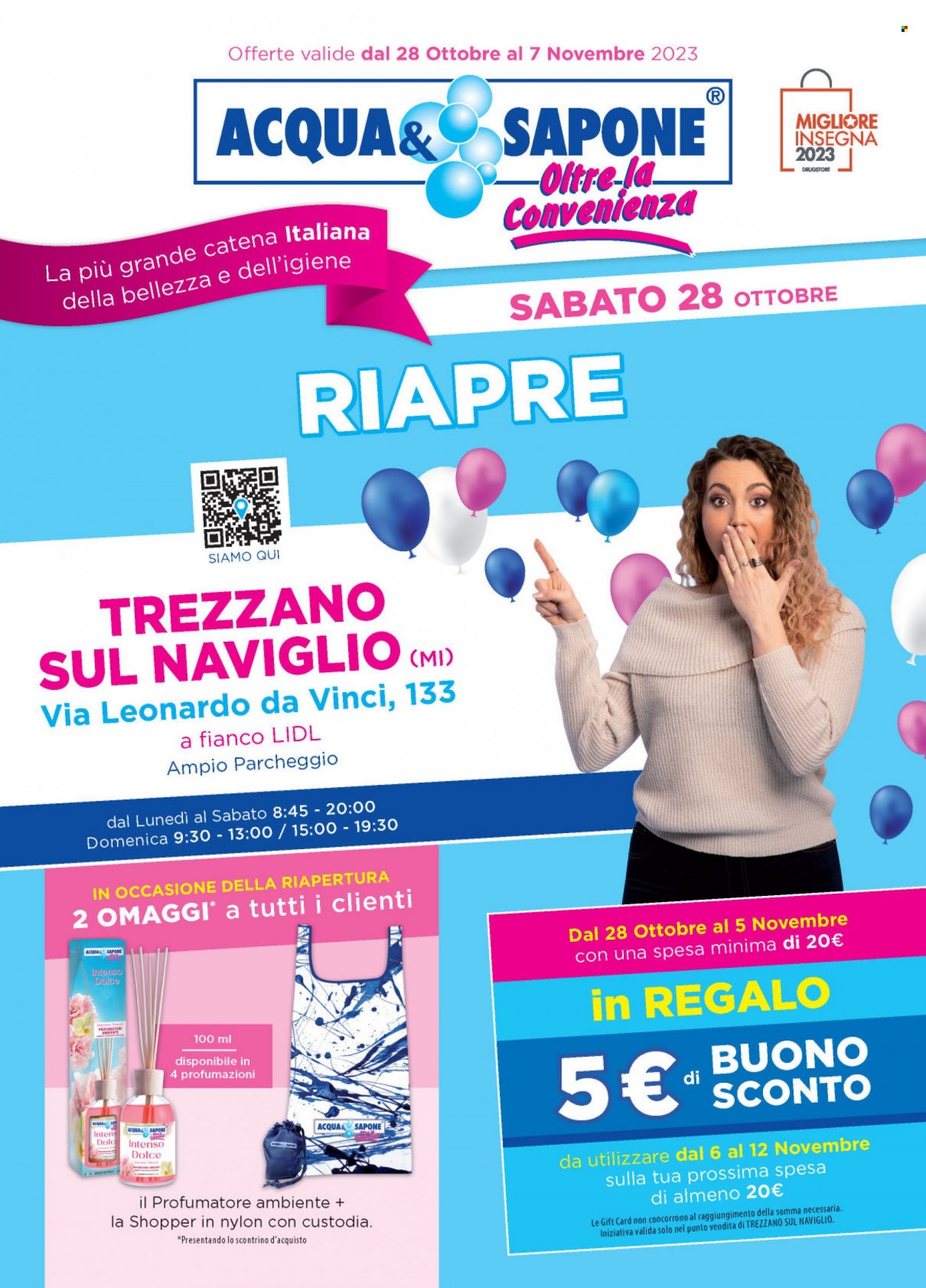 Volantino Acqua & Sapone - 28/10/2023 - 7/11/2023. Pagina 1