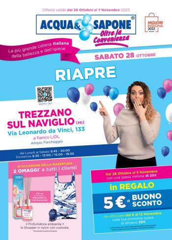 Volantino Acqua & Sapone - 28/10/2023 - 7/11/2023.