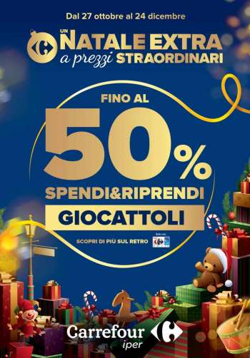 Volantino Carrefour - 27/10/2023 - 24/12/2023.
