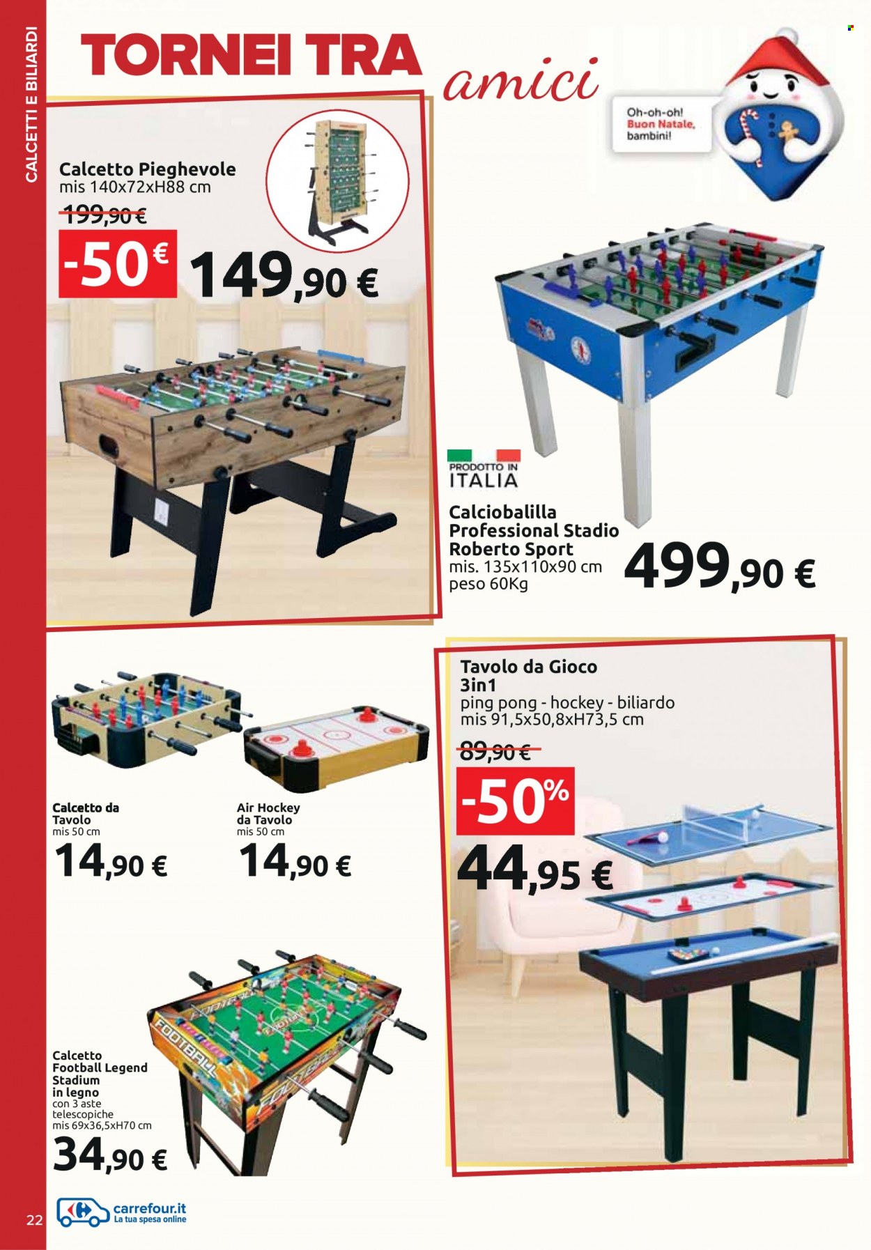 Volantino Carrefour - 27/10/2023 - 24/12/2023. Pagina 22