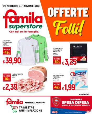 Angebote Famila - 26.10.2023 - 1.11.2023.