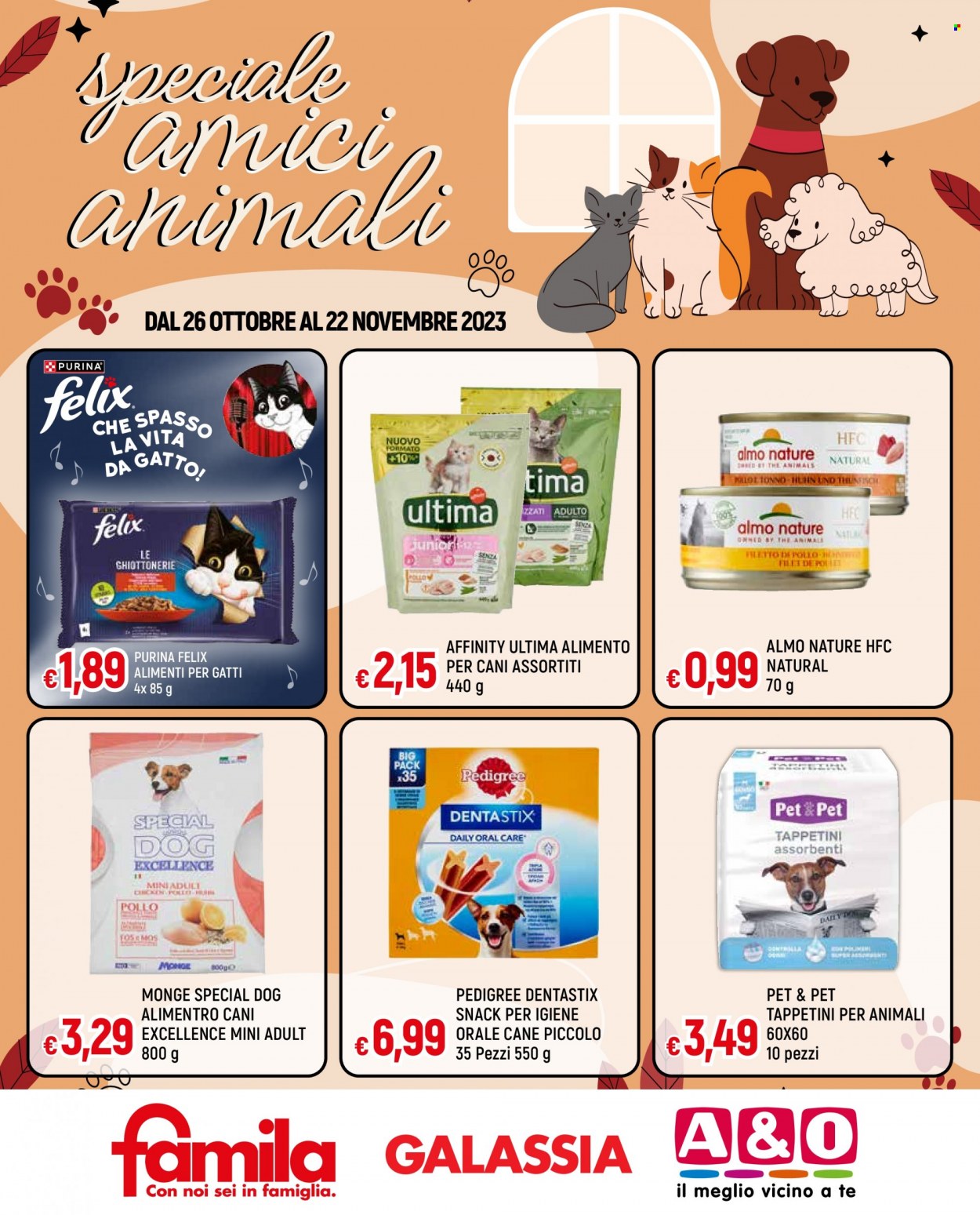 Volantino Famila - 26/10/2023 - 22/11/2023. Pagina 1