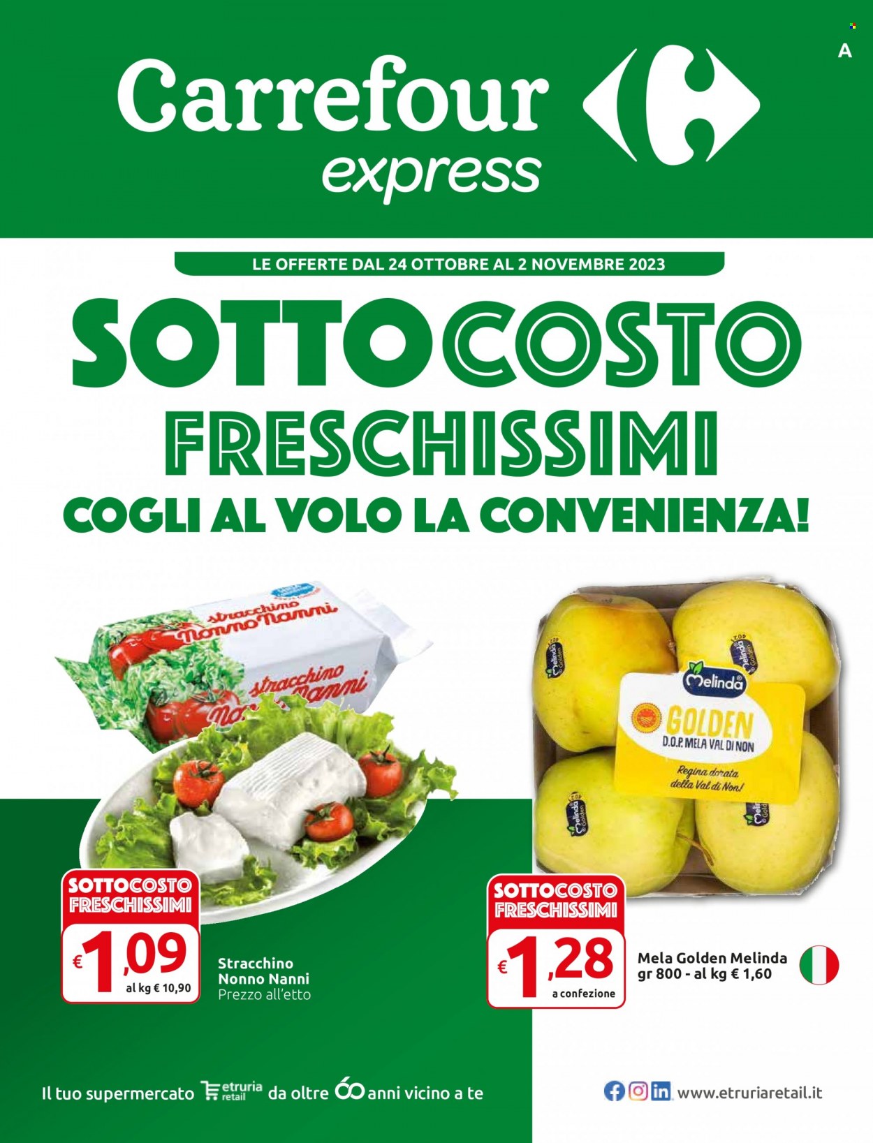 Volantino Carrefour - 24/10/2023 - 2/11/2023. Pagina 1