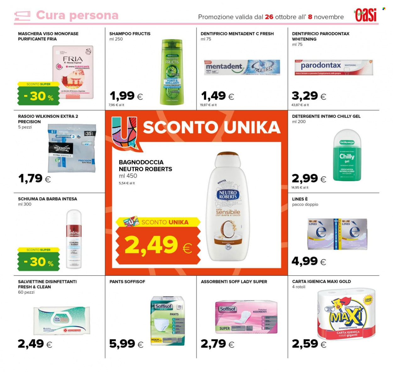 Volantino Oasi - 26/10/2023 - 8/11/2023. Pagina 25