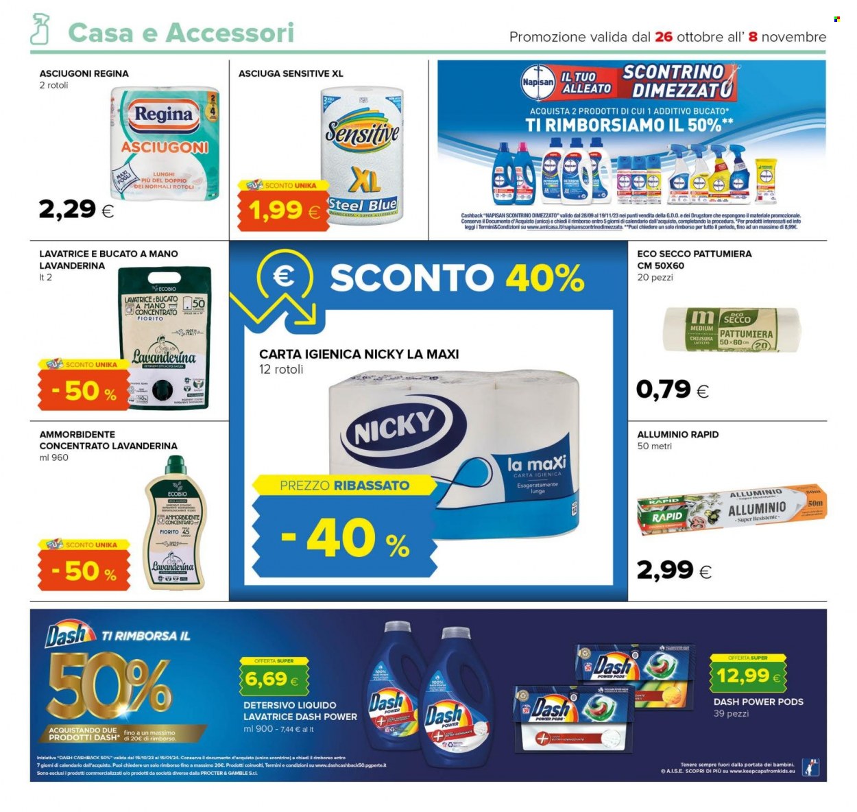 Volantino Oasi - 26/10/2023 - 8/11/2023. Pagina 26