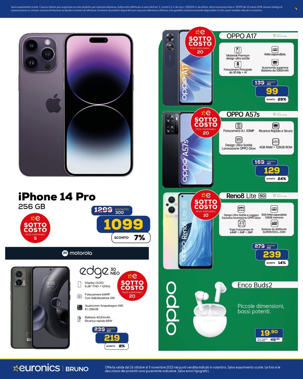 Volantino Euronics - 26/10/2023 - 5/11/2023. Pagina 2