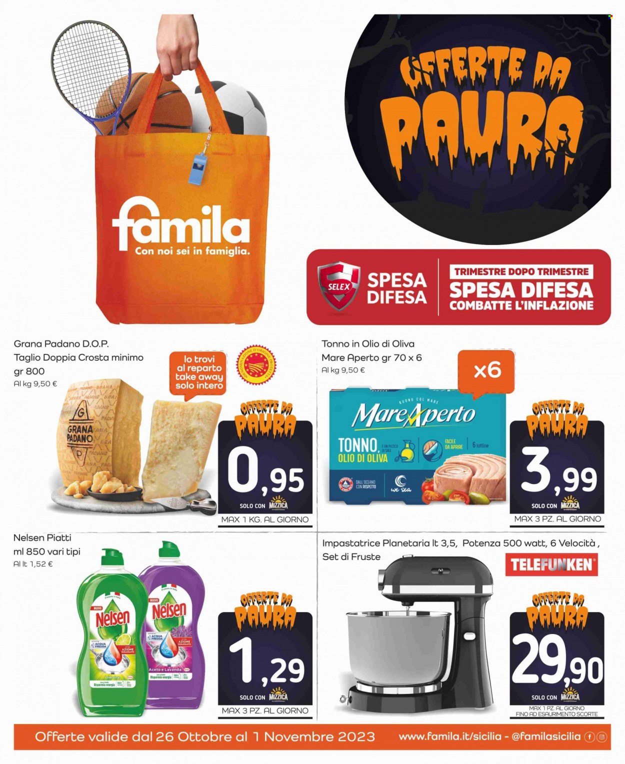 Volantino Famila - 26/10/2023 - 1/11/2023. Pagina 1