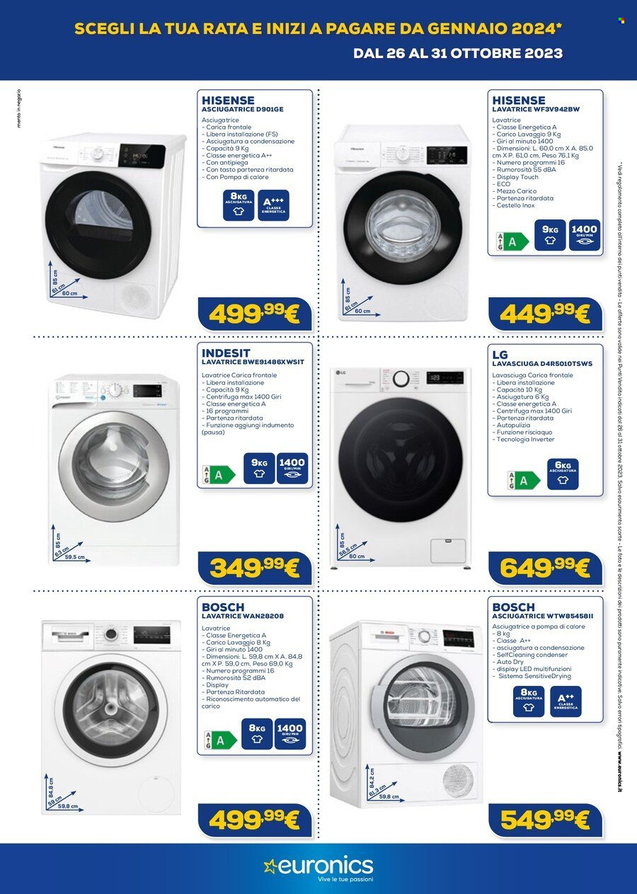 Volantino Euronics - 26/10/2023 - 31/10/2023. Pagina 7