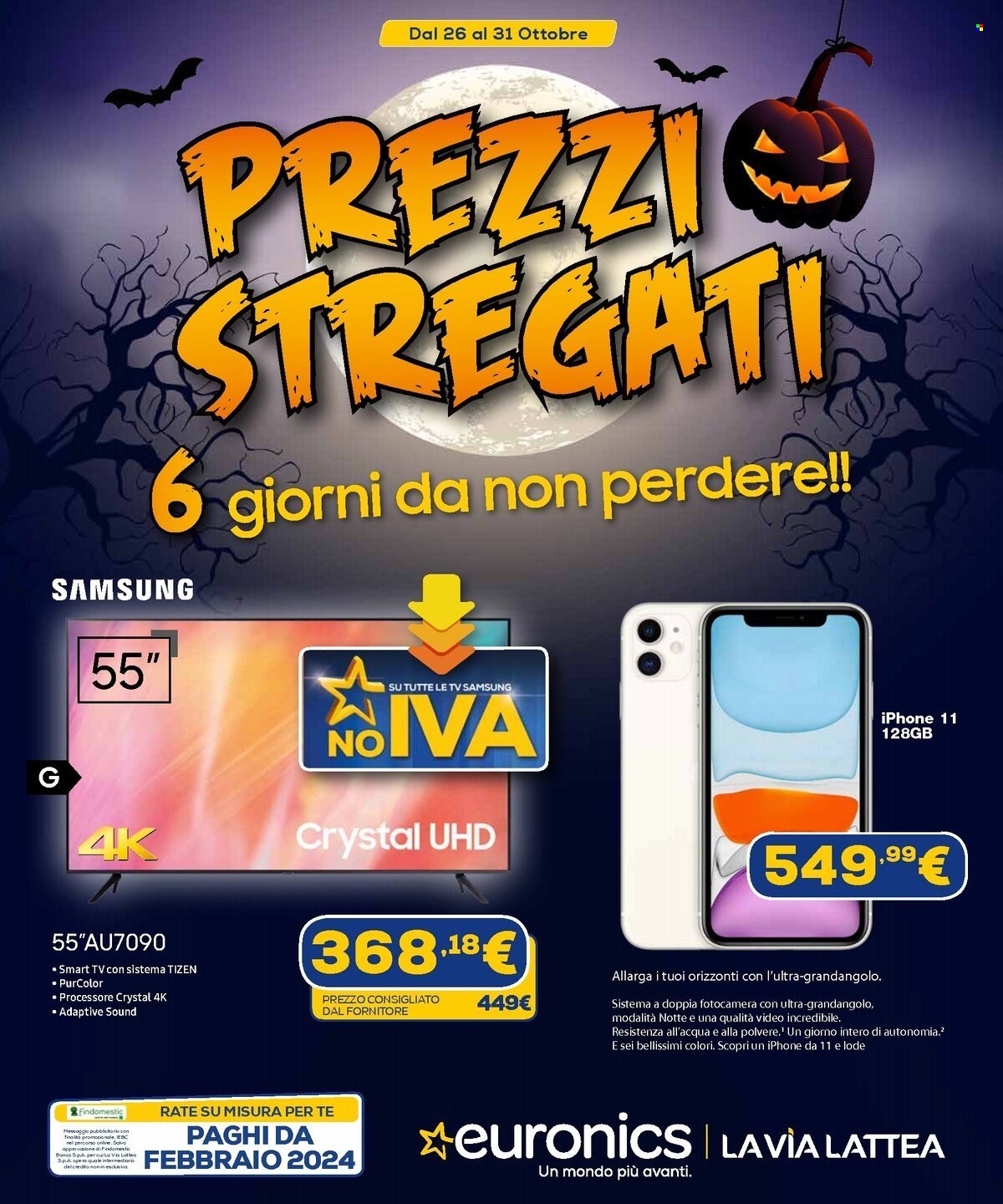 Volantino Euronics - 26/10/2023 - 31/10/2023. Pagina 1