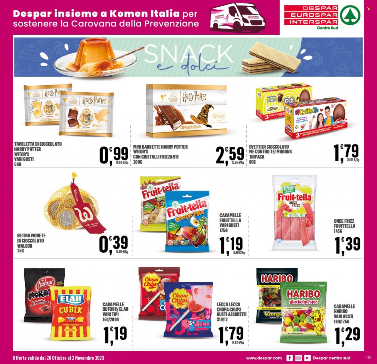Volantino Eurospar - 26/10/2023 - 2/11/2023. Pagina 19
