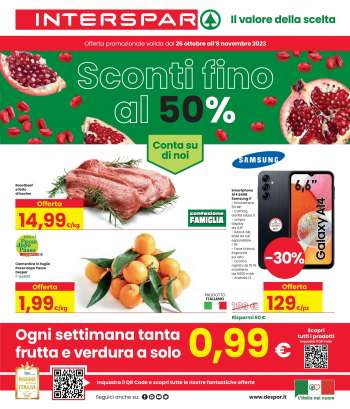 Volantino Interspar - 26/10/2023 - 8/11/2023.