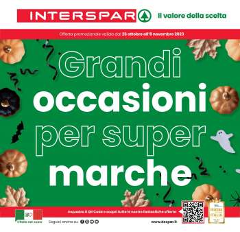 Volantino Interspar - 26/10/2023 - 8/11/2023.