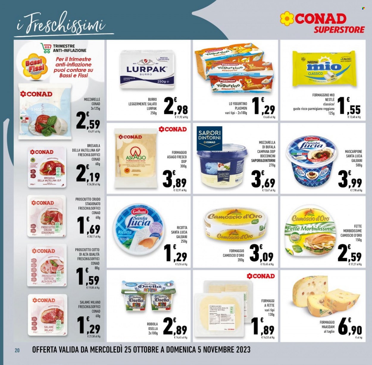 Volantino Conad Superstore - 25/10/2023 - 7/11/2023. Pagina 20