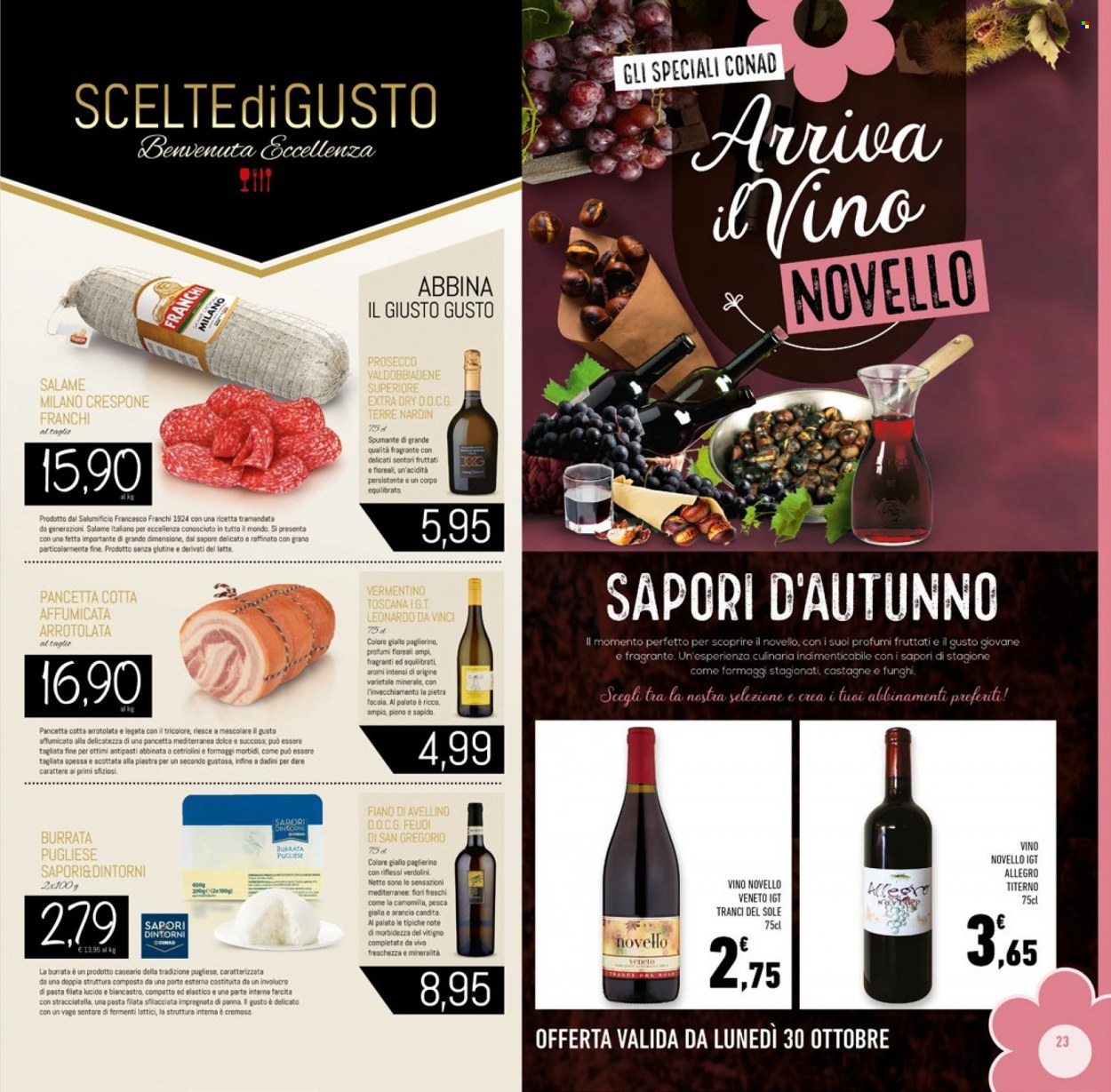 Volantino Conad Superstore - 25/10/2023 - 7/11/2023. Pagina 23