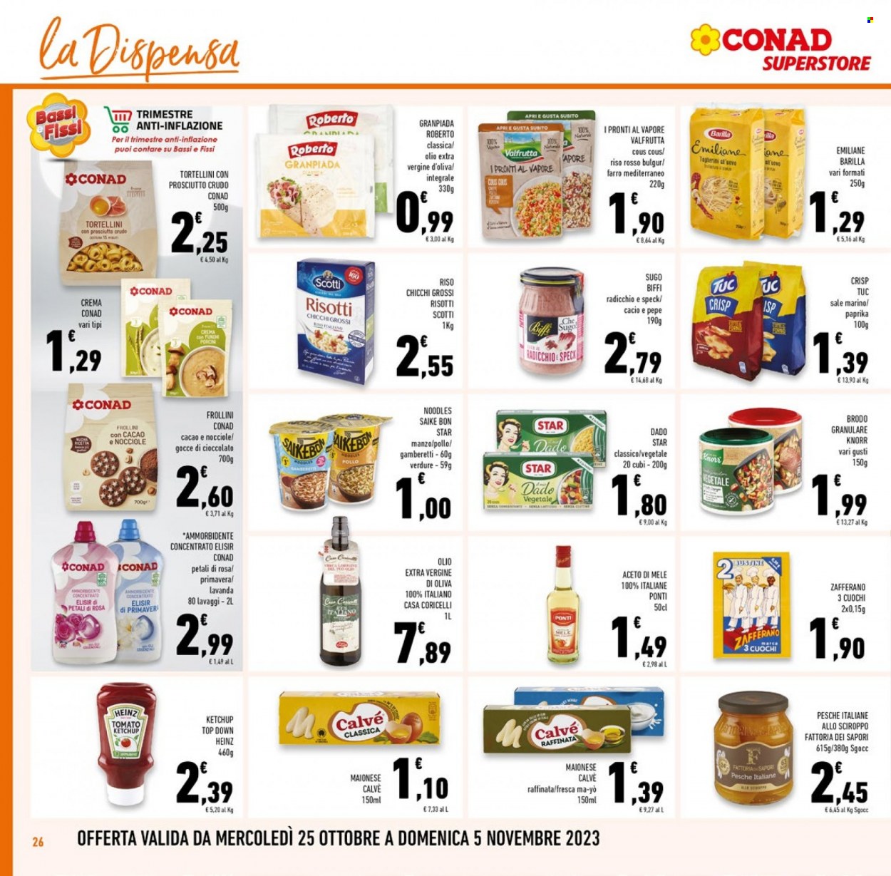 Volantino Conad Superstore - 25/10/2023 - 7/11/2023. Pagina 26