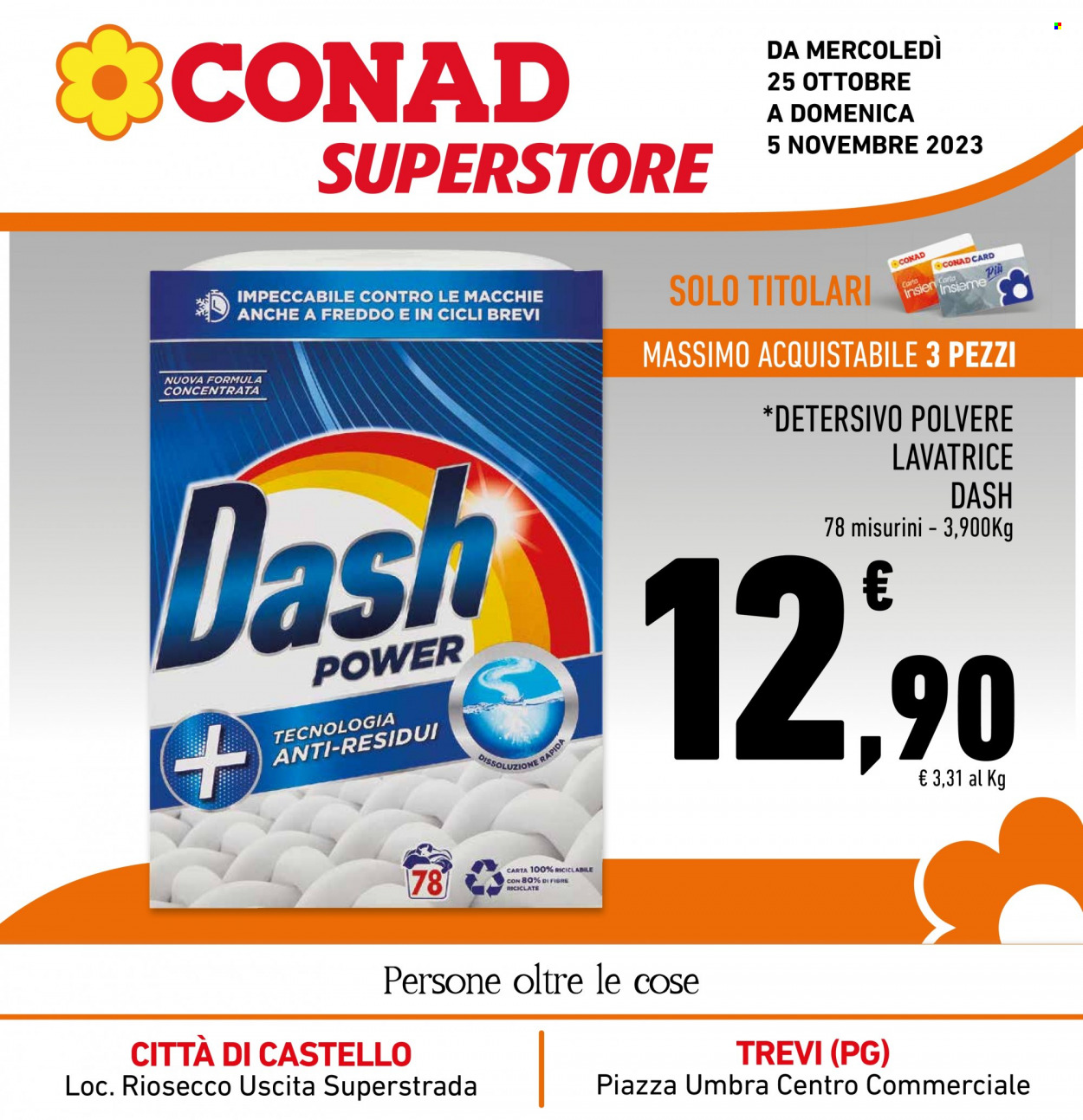 Volantino Conad Superstore - 25/10/2023 - 5/11/2023. Pagina 1