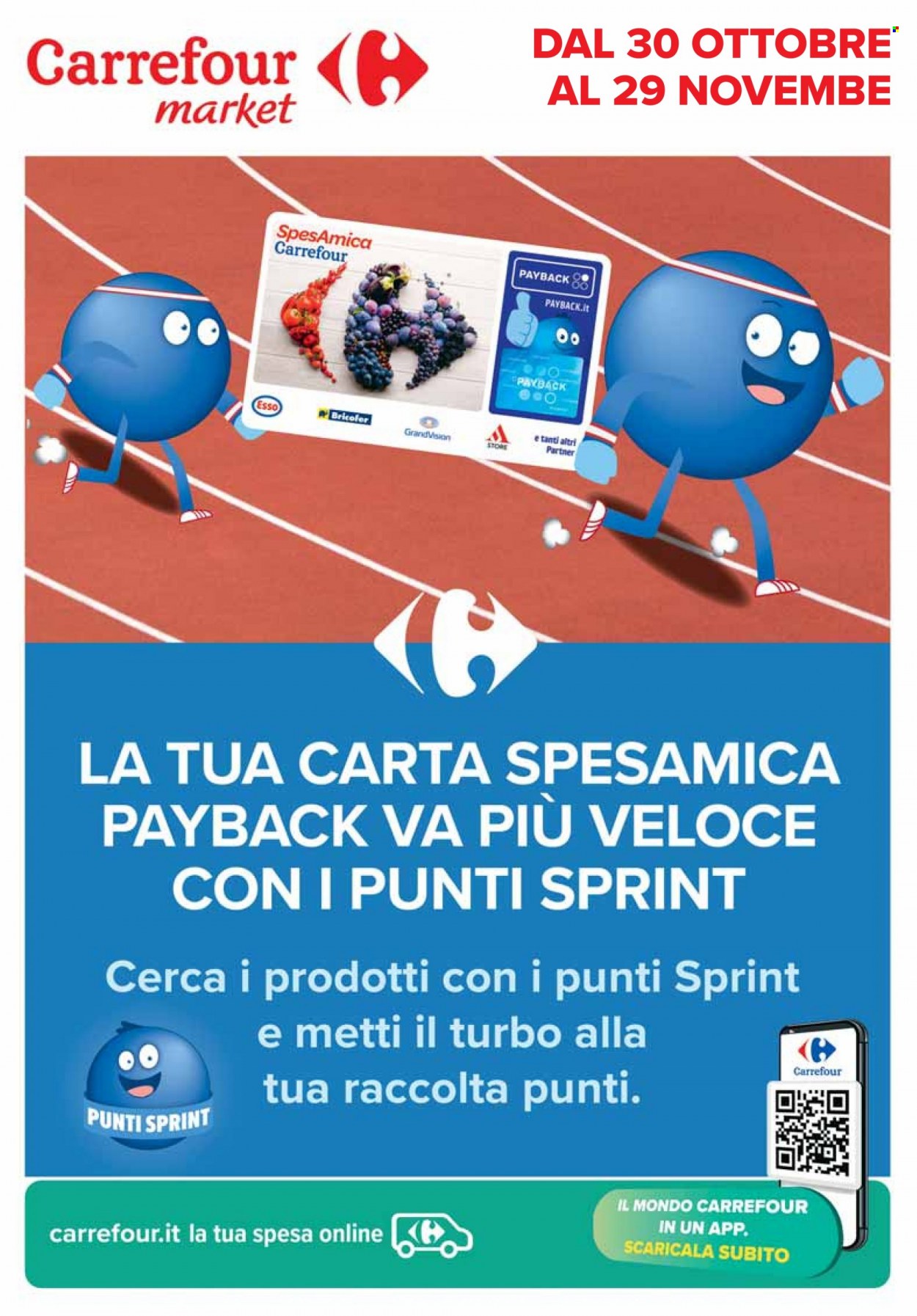 Volantino Carrefour - 30/10/2023 - 29/11/2023. Pagina 1