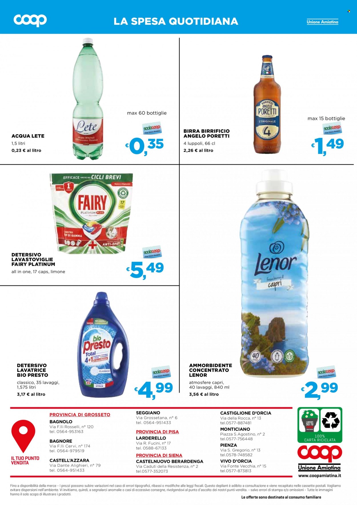 Leták Coop - 26.10.2023 - 8.11.2023. Strana 4