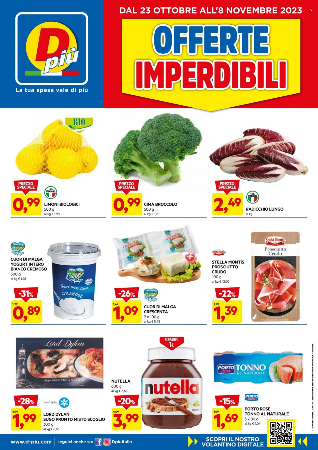 Volantino Dpiù - 23/10/2023 - 8/11/2023. Pagina 1