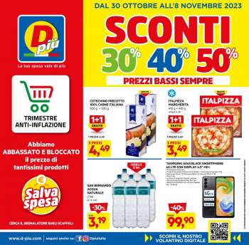 Volantino Dpiù - 30/10/2023 - 8/11/2023.