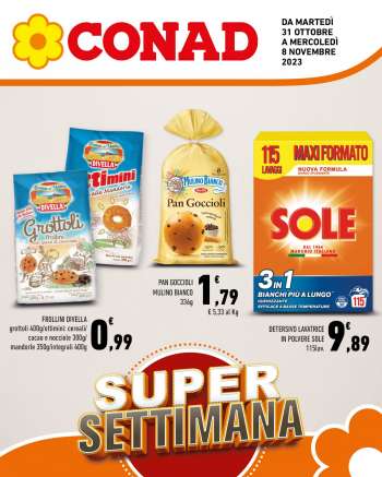 Volantino Conad - 31/10/2023 - 8/11/2023.