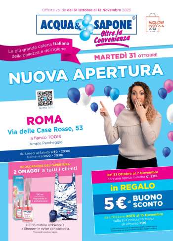 Volantino Acqua & Sapone - 31/10/2023 - 12/11/2023.
