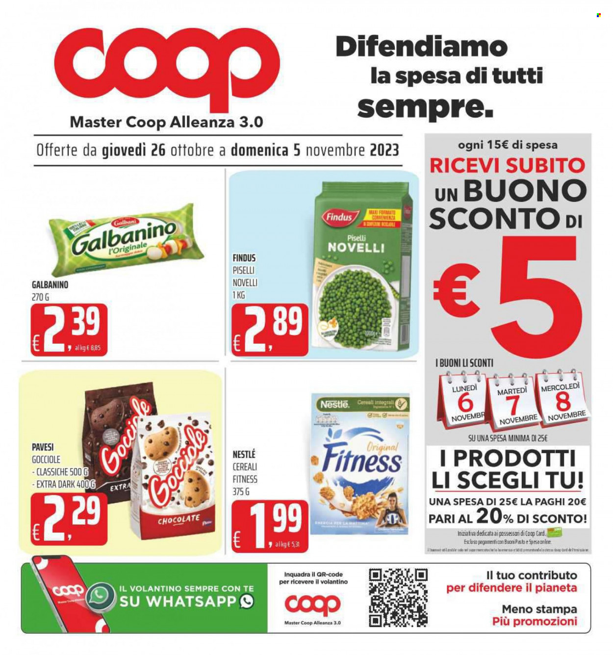 Volantino Coop - 26/10/2023 - 5/11/2023. Pagina 1