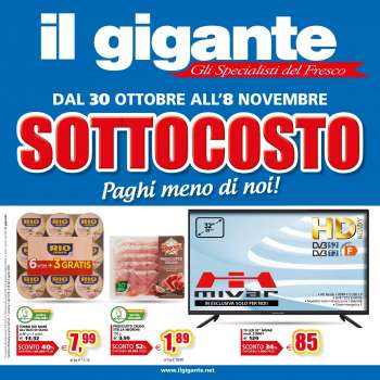 Volantino Il Gigante - 30/10/2023 - 8/11/2023.