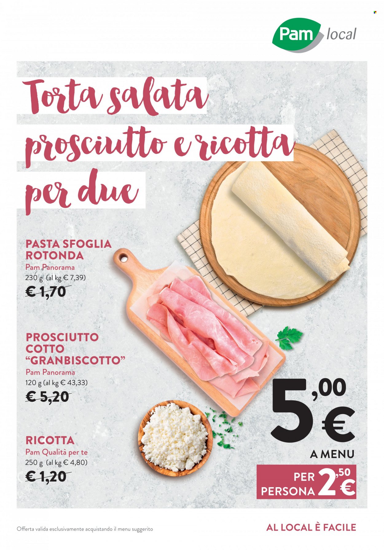 Volantino Pam local. Pagina 1