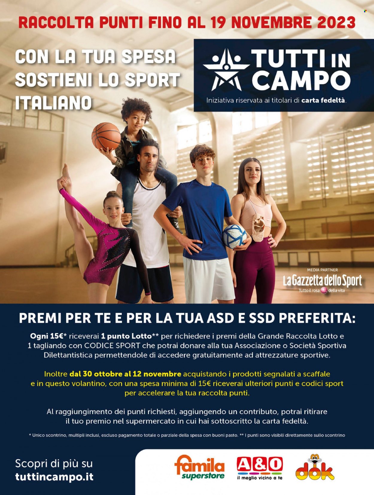 Volantino Famila - 30/10/2023 - 12/11/2023. Pagina 1